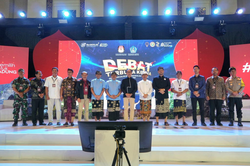 Plt. Bupati Badung Simak Debat Publik Kedua Pilbup Badung 2024